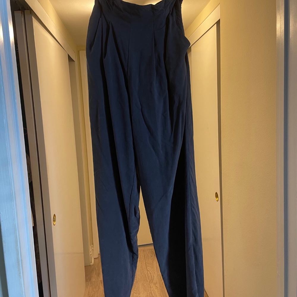 la squadra silk pants  Made in Italy - Medium